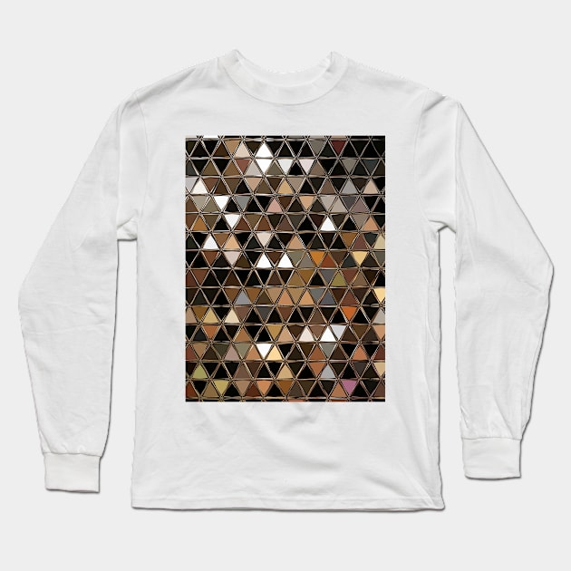 TRIANGULAR NAİL PATTERN Long Sleeve T-Shirt by mister-john